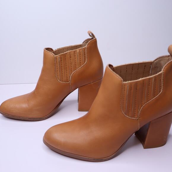 KELSI DAGGER Brooklyn West Ankle Boot Sienna Heeled Leather Chelsea Women's 6 - Picture 3 of 10